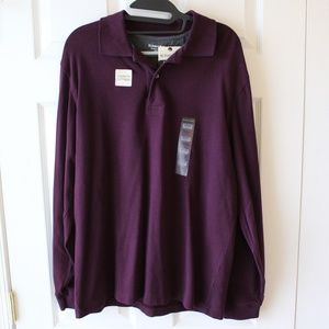 St John Bay Long Sleeve Polo Shirt